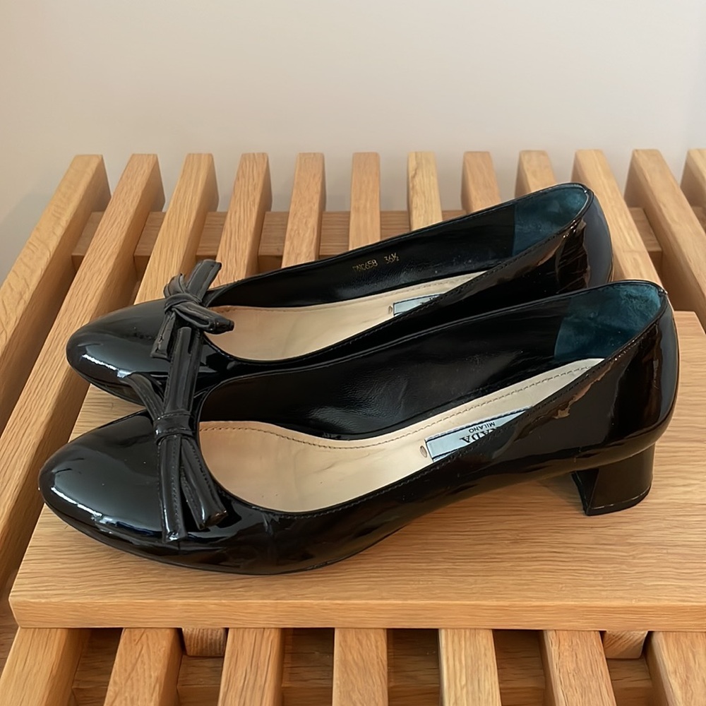 Prada patent leather Mary Janes